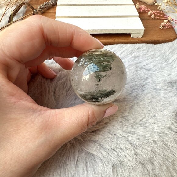Small Garden Quartz Sphere - Picture 4 of 7